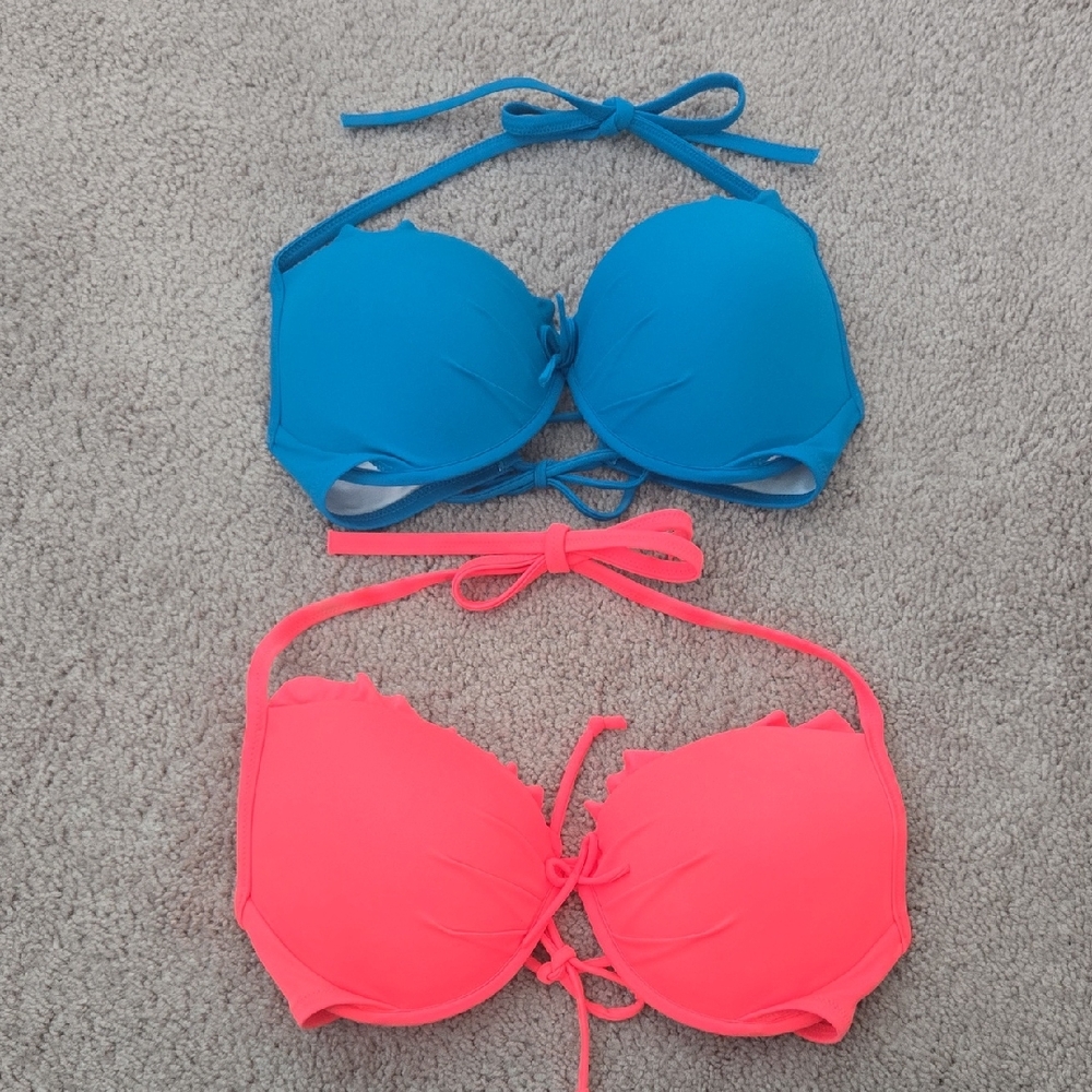 Pair Of Victoria's Secret Bikini Tops, 36D